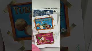Garden binder & journal update