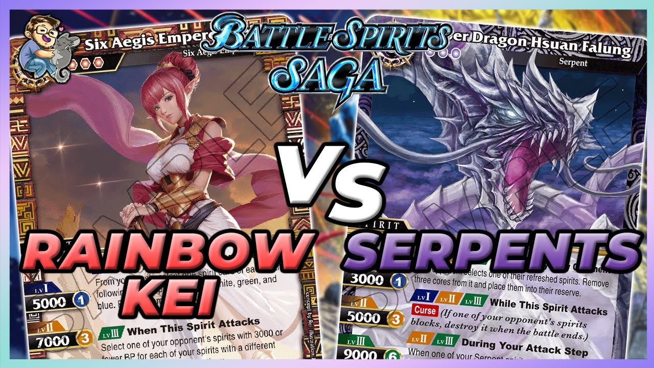 Battle Spirits Saga: Six Color Kei VS Viper Dragon Hsuan Falung Serpents [BSS03 Meta]