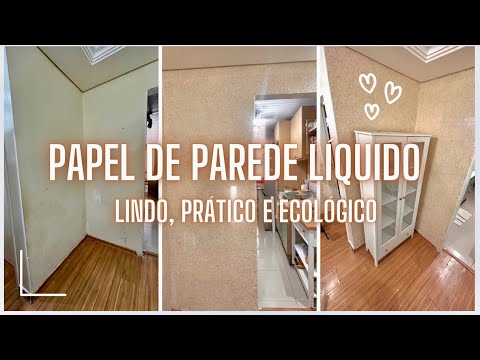 COMO APLICAR PAPEL DE PAREDE LÍQUIDO SEM MISTÉRIOS ( TUTORIAL COMPLETO E PRÁTICO)