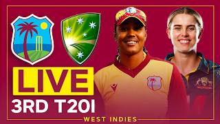 🔴 LIVE | West Indies v Australia | 3rd T20