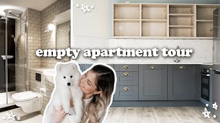 Empty Apartment Tour! // small & cozy