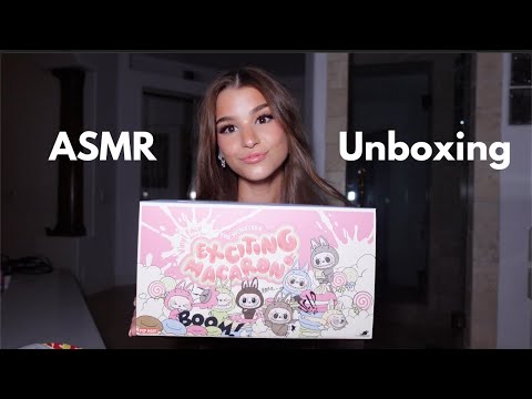 Brooke Monk tries ASMR  *BLIND BOX OPENING LABUBUS* (full collection)