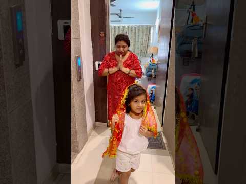 Mata Rani kisi bhi roop me aa sakti hain 🙏🤩 #navratri #trendingshorts #raanya