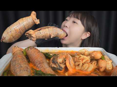 알이 다했다! 큼직한 참치알탕 Mukbang eating show