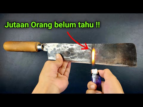 RAHASIA agar Golok jadi SEKERAS BAJA‼️