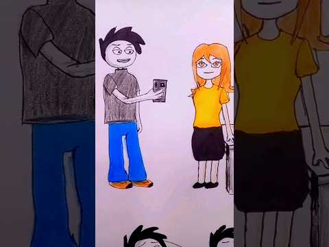 انسي الشفتيه لهذا السبب لا اعطي تلفوني لاحد #رسم #انيميشن #رسم_سهل #رسم_انمي #shorts