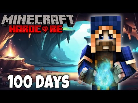 I Survived 100 Days as a Wizard in Hardcore Minecraft