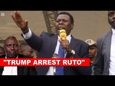 Listen to Eugene Wamalwa message to new America President Trump about President Ruto!🔥