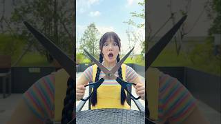 빨대를 잘라요✂️