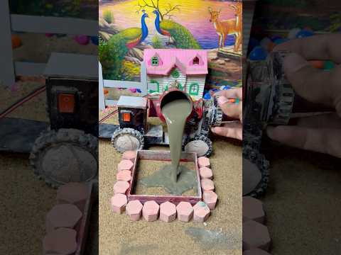 DIY mini handpump mini bricks science project #project #minitractor #handpump #ytshorts #shorts