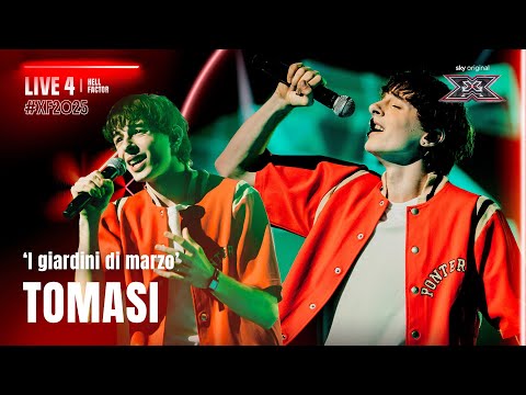 TOMASI | ‘I giardini di marzo’ – Lucio Battisti | Live 4 | X Factor 2025