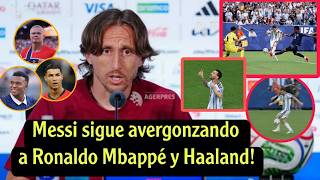 ¡Comentario sorpresa de Luka Modric sobre Messi después de la victoria de Argentina sobre Cabo Verde