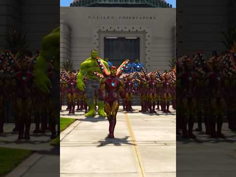 GTA-V Spiderman saved avengers life #gta5 #ironman #magnetgamer #shorts