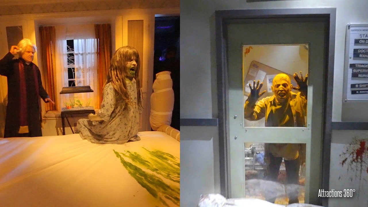 Exorcist & The Walking Dead Mazes Halloween Horror Nights 2021 Universal Studios Hollywood