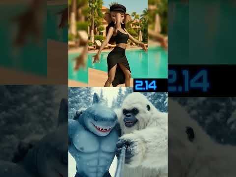 Yeti and Sharkman   Missing Dance Songs brainrot 🙀 PART 31 #brainrot  #funny