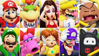 Super Mario Party Jamboree TV - All Characters Game Over Animations
