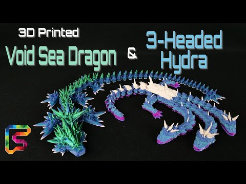 3D Printed Sea Dragon & Hydra!