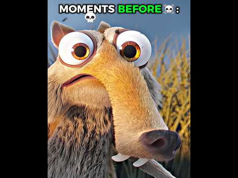 Scrat Becomes a Dad!...☠️ #trollface #edit #animation