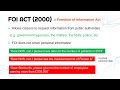 Freedom of Information Act Concepts