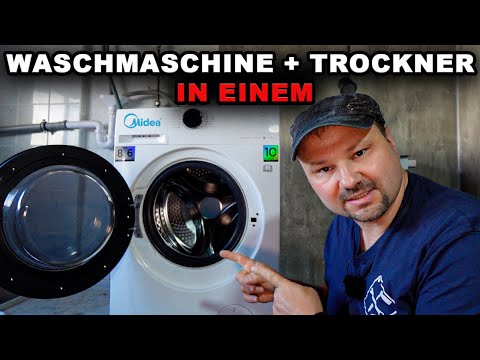 Waschmaschine mit Trockner Test | Midea MF 200 Angeschlossen eingerichtet, ausprobiert und zerlegt!