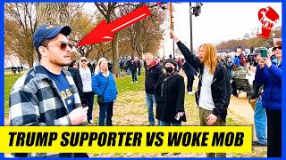 Lone conservative TAKES ON army of angry liberals - What happens next is insane...