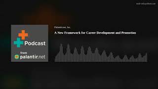 A New Framework for Career Development and Growth