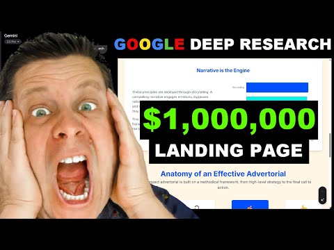 $1M One Page Website With Gemini Deep Research?