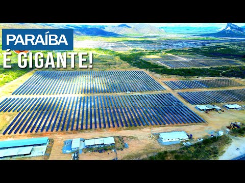 UM DOS MAIORES PARQUES SOLARES DA AMÉRICA LATINA NA PARAÍBA