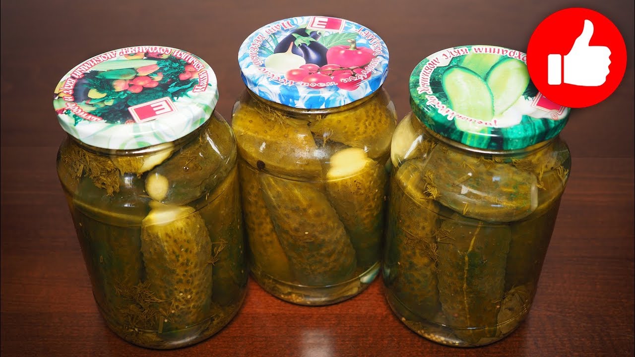 Простой рецепт хрустящих маринованных огурцов на зиму, обалденные огурчики