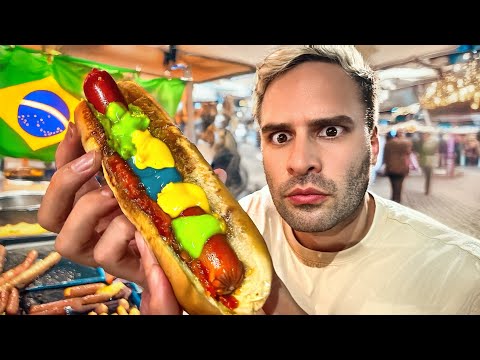 Probando COMIDA CALLEJERA en Brasil 🇧🇷