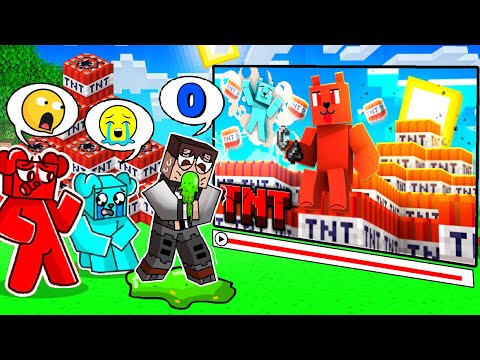 REAKCJA WOJANA na PIOSENKĘ "TNT 💣💥" w Minecraft