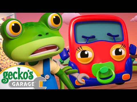 Baby Truck Movie Night 🍿 | GECKO'S GARAGE 🐸 | Old MacDonald's Farm | Vehicle Cartoons for Kids