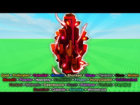 I Grew EVERY MUTATION On CURSED FRUIT In Roblox Grow A Garden...