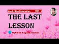 Understanding 'The Last Lesson' Themes