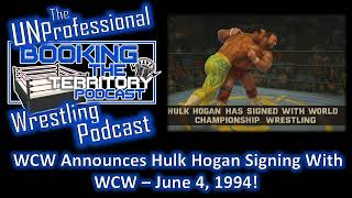 Tony Schiavone and WCW Announce The News: Hulk Hogan Has Signed with WCW!