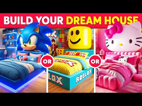 Would You Rather...? Build Your Fantasy House 🏡🌈🤑 Quiz Kingdom