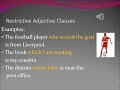Understanding Restrictive and Non-Restrictive Clauses