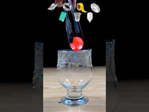 1000°C Red Hot Metal Ball VS Aluminium Foil+Aluminium Ring+Tape+DVD+ATM Card+Disposable Box and Bulb