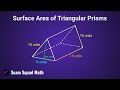 Calculating Surface Area of Triangular Prisms