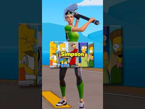 Simpson Skin = โ ๏ธ! #shorts #fortnite