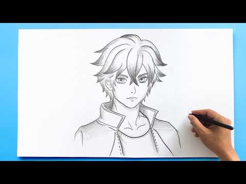 Easy Anime Drawing || How to draw Anime face step by step