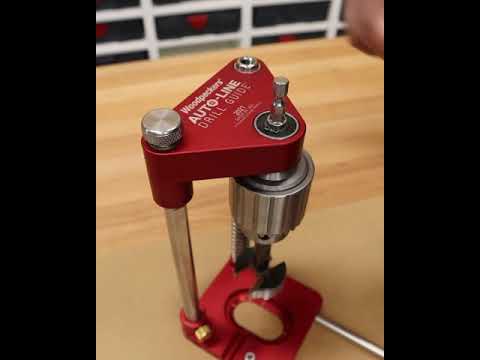 Drilling larger holes with the Auto-Line Drill Guide #shorts