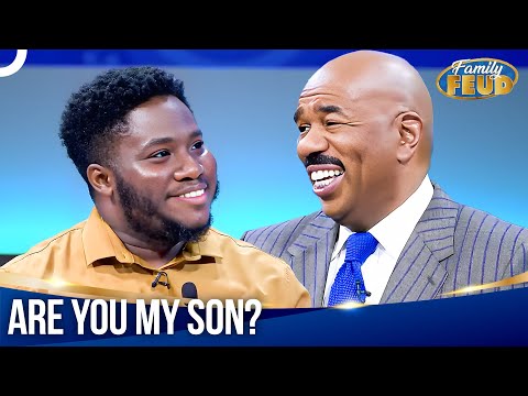 Steve Harvey and His Ghanaian Son: Jason! | Family Feud