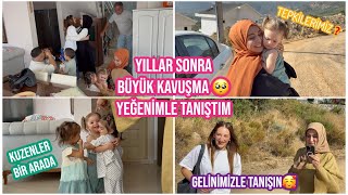YEĞENİMLE BÜYÜK KAVUŞMA 🥺, İLK KEZ TANIŞTIK, GELİNİMİZLE TANIŞIN 🥰, HERKES BİR ARADA, KAVUŞMA YEMEĞİ