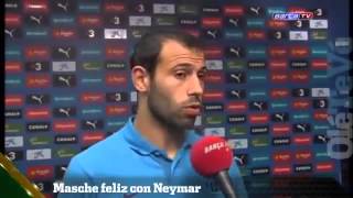 Mascherano Todo para triunfar   Neymar y Messi Barcelona 2013