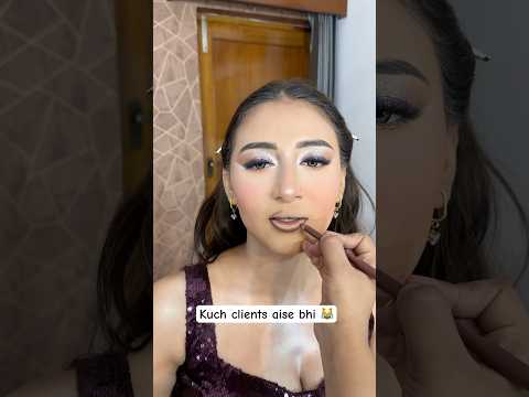 Much clients aise bhi 😹 #makeup #parulgargmakeup #makeuptutorial #shortsviral #bridalmua #wedding