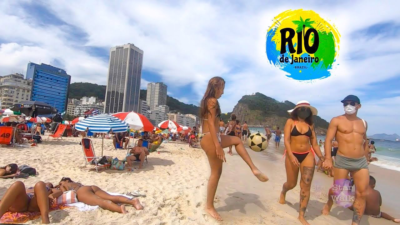 COPACABANA Beach Walk to LEME Beach – Rio de Janeiro Brasil