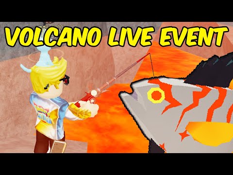 VOLCANO ERUPTION LIVE EVENT IN ROBLOX FISCH