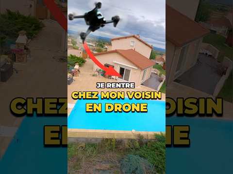 J’espionne mon VOISIN en Drone #drone #fpv #viral #drole #humour #blague #mdr