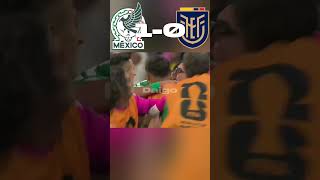 México 2-0 Ecuador #shorts #futbol #mexico #ecuador